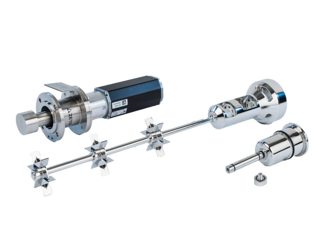 Topmonteret magnetrøreværk fra ZETA model AMR